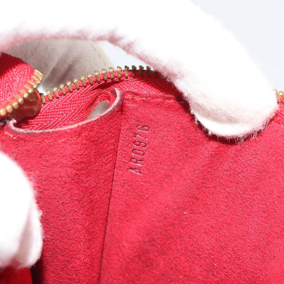LOUIS VUITTON Epi Pochette Accessoires Pouch Red M52947 LV Auth 185044