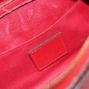 LOUIS VUITTON Epi Dauphine PM Pouch Castilian Red M48447 LV Auth 185045-10