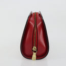 LOUIS VUITTON Epi Dauphine PM Pouch Castilian Red M48447 LV Auth 185045-4