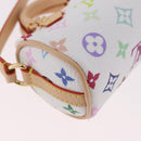 LOUIS VUITTON Multicolor Micro Speedy Bag Charm White M03729 LV Auth 185046SM-18