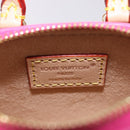 LOUIS VUITTON Monogram Vernis Micro Alma Bag Charm Pink M01706 LV Auth 185054SAM-20