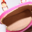 LOUIS VUITTON Monogram Vernis Micro Alma Bag Charm Pink M01706 LV Auth 185054SAM-10