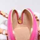LOUIS VUITTON Monogram Vernis Micro Alma Bag Charm Pink M01706 LV Auth 185054SAM-21