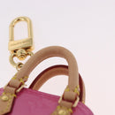 LOUIS VUITTON Monogram Vernis Micro Alma Bag Charm Pink M01706 LV Auth 185054SAM-8