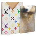 LOUIS VUITTON Monogram Multicolor Etui Hand Mirror White M92651 LV Auth 185055-1