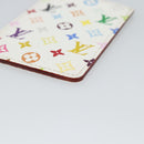LOUIS VUITTON Monogram Multicolor Etui Hand Mirror White M92651 LV Auth 185055-15