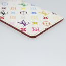 LOUIS VUITTON Monogram Multicolor Etui Hand Mirror White M92651 LV Auth 185055-16
