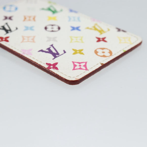 LOUIS VUITTON Monogram Multicolor Etui Hand Mirror White M92651 LV Auth 185055