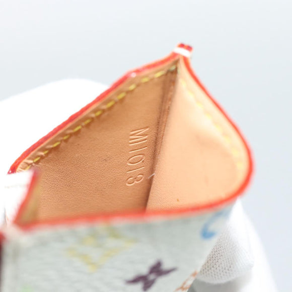 LOUIS VUITTON Monogram Multicolor Etui Hand Mirror White M92651 LV Auth 185055