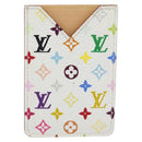 LOUIS VUITTON Monogram Multicolor Etui Hand Mirror White M92651 LV Auth 185055-13