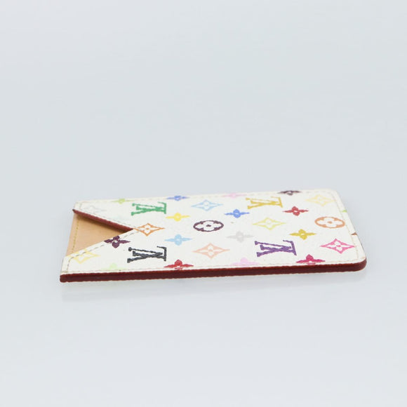 LOUIS VUITTON Monogram Multicolor Etui Hand Mirror White M92651 LV Auth 185055