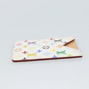 LOUIS VUITTON Monogram Multicolor Etui Hand Mirror White M92651 LV Auth 185055-4