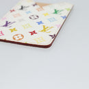 LOUIS VUITTON Monogram Multicolor Etui Hand Mirror White M92651 LV Auth 185055-7