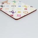 LOUIS VUITTON Monogram Multicolor Etui Hand Mirror White M92651 LV Auth 185055-14