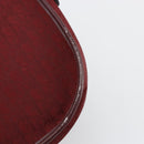 Christian Dior Trotter Canvas Shoulder Bag Red Gold Auth 185078-15