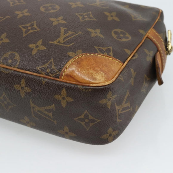 LOUIS VUITTON Monogram Compiegne 28 Clutch Bag M51845 LV Auth 185083