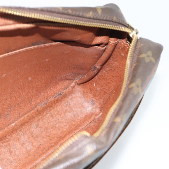 LOUIS VUITTON Monogram Compiegne 28 Clutch Bag M51845 LV Auth 185083