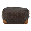 LOUIS VUITTON Monogram Compiegne 28 Clutch Bag M51845 LV Auth 185083-2