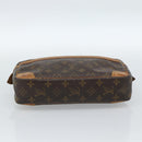 LOUIS VUITTON Monogram Compiegne 28 Clutch Bag M51845 LV Auth 185083-6