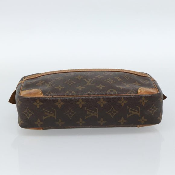 LOUIS VUITTON Monogram Compiegne 28 Clutch Bag M51845 LV Auth 185083
