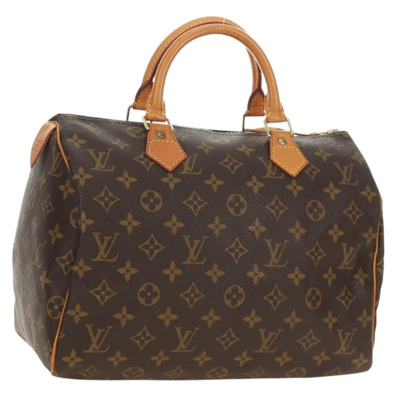 LOUIS VUITTON Monogram Speedy 30 Hand Bag M41526 LV Auth 185084V
