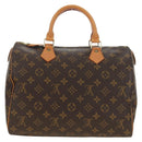LOUIS VUITTON Monogram Speedy 30 Hand Bag M41526 LV Auth 185084V-3