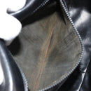 CELINE Shoulder Bag Leather Black Gold Auth 185088-22