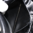 CELINE Shoulder Bag Leather Black Gold Auth 185088-23