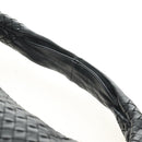 BOTTEGAVENETA INTRECCIATO Hobo Bag Leather Black Gold 115654 Auth 185094SAM-15