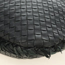 BOTTEGAVENETA INTRECCIATO Hobo Bag Leather Black Gold 115654 Auth 185094SAM-17