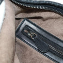 BOTTEGAVENETA INTRECCIATO Hobo Bag Leather Black Gold 115654 Auth 185094SAM-24
