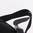 PRADA Backpack Nylon Black Silver Auth 185096-15