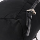 PRADA Backpack Nylon Black Silver Auth 185096-19