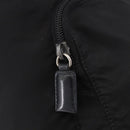PRADA Backpack Nylon Black Silver Auth 185096-20