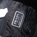 PRADA Backpack Nylon Black Silver Auth 185096-23