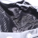 PRADA Backpack Nylon Black Silver Auth 185096-24