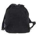 PRADA Backpack Nylon Black Silver Auth 185096-2