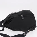 PRADA Backpack Nylon Black Silver Auth 185096-4