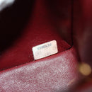 CHANEL Mademoiselle Chain Shoulder Bag Lamb Skin Black Gold CC Auth 185097SAM-11