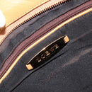 LOEWE Anagram Chain Shoulder Bag Leder Beige Gold Auth 185098-17