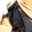 LOEWE Anagram Chain Shoulder Bag Leder Beige Gold Auth 185098-19
