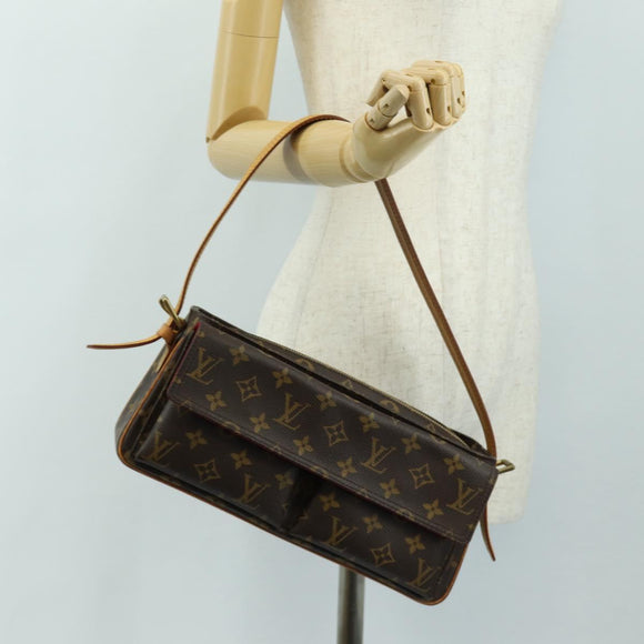 LOUIS VUITTON Monogram Viva Cite MM Shoulder Bag M51164 LV Auth 185101SAV