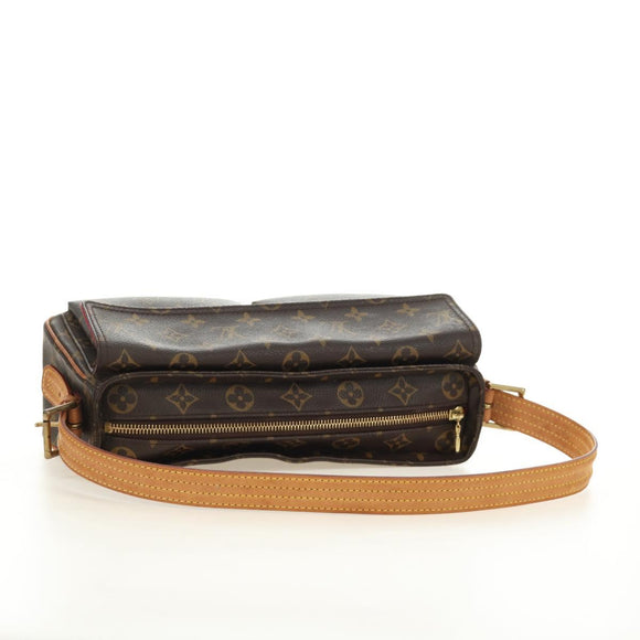 LOUIS VUITTON Monogram Viva Cite MM Shoulder Bag M51164 LV Auth 185101SAV