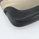 GUCCI Jackie Shoulder Bag Canvas Beige Silver 00963 Auth 185102V-11