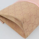 GUCCI GG Canvas Clutch Bag Pink 039 0992 Auth 185104-16