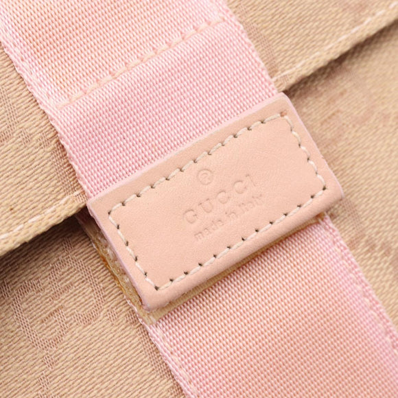 GUCCI GG Canvas Clutch Bag Pink 039 0992 Auth 185104