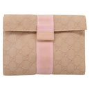 GUCCI GG Canvas Clutch Bag Pink 039 0992 Auth 185104-13