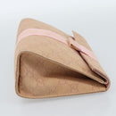 GUCCI GG Canvas Clutch Bag Pink 039 0992 Auth 185104-4