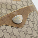 GUCCI GG Plus Supreme Tote Bag PVC Beige Gold Auth 185107-9