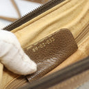 GUCCI GG Supreme Web Sherry Line Bag PVC Beige Gold 89 02 032 Auth 185108-24
